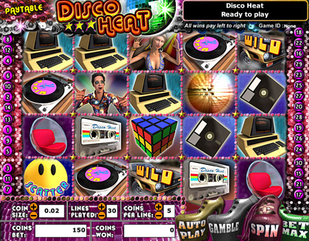 bingo cabin disco heat 5 reel online slots game